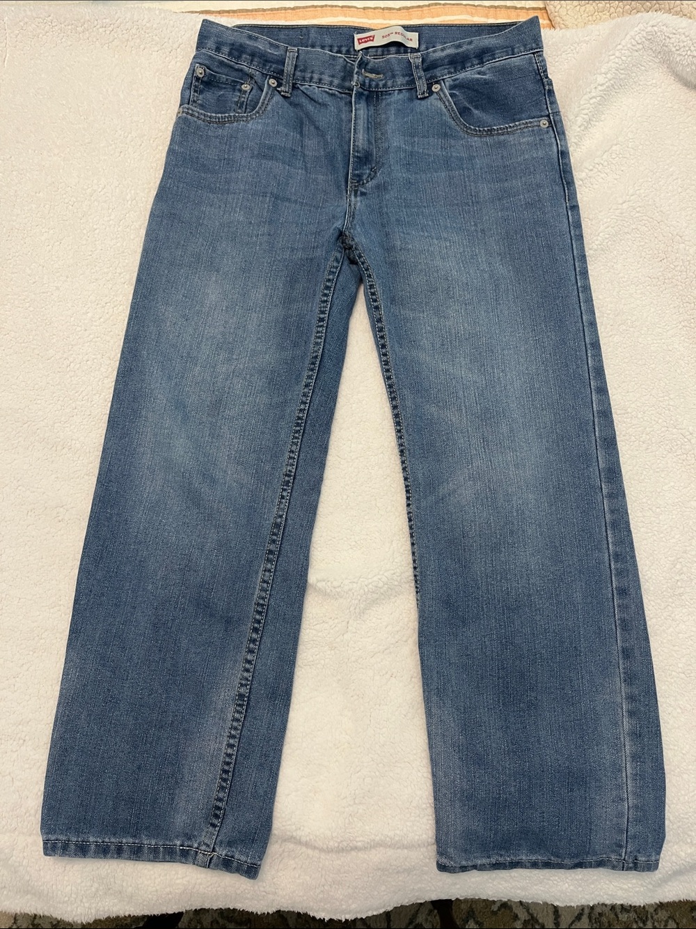 Levi's Relaxed Straight-Leg Blue Jeans